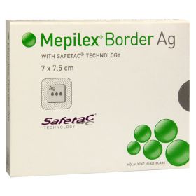 MEPILEX Border Ag Schaumverb.7x7,5 cm steril – PZN 1410438 (PZN 1410438) из Германии