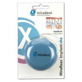 MIRADENT Zahnseide Mirafloss Implant CHX medium – PZN 1163709 (PZN 1163709) из Германии