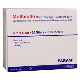 MULLBINDEN 8 cm m.Cellophan – PZN 3855512 (PZN 3855512) из Германии