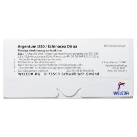 ARGENTUM D 30/ECHINACEA D 6 aa Ampullen – PZN 1618073 (PZN 1618073) из Германии