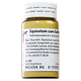 EQUISETUM CUM Sulfure tostum D 4 Trituration – PZN 2593501 (PZN 2593501) из Германии