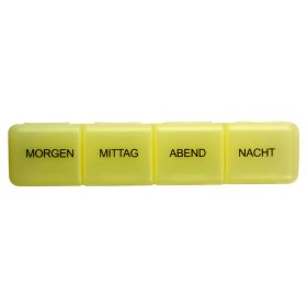 TABLETTENDOSE 1 Tag 4-Fächer groß – PZN 6566613 (PZN 6566613) из Германии