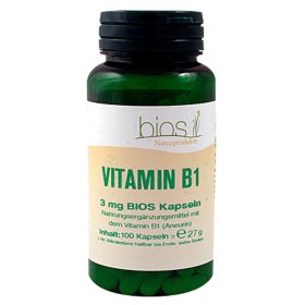 VITAMIN B1 3 mg Bios Kapseln – PZN 6054729 (PZN 6054729) из Германии