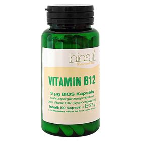 VITAMIN B12 3 µg Bios Kapseln – PZN 6054741 (PZN 6054741) из Германии