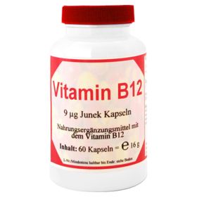 VITAMIN B12 9 µg Junek Kapseln – PZN 4132141 (PZN 4132141) из Германии
