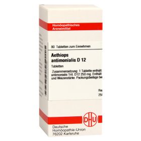 AETHIOPS ANTIMONIALIS D 12 Tabletten – PZN 7157756 (PZN 7157756) из Германии