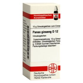 PANAX GINSENG D 12 Globuli – PZN 7249033 (PZN 7249033) из Германии