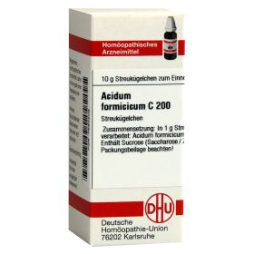 ACIDUM FORMICICUM C 200 Globuli – PZN 7594209 (PZN 7594209) из Германии