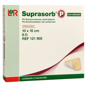 SUPRASORB P PU-Schaumv.nicht klebend 10x10 cm – PZN 7402345 (PZN 7402345) из Германии