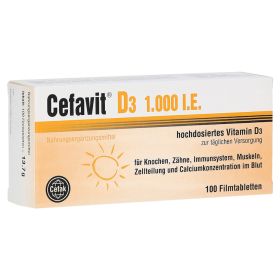 CEFAVIT D3 1.000 I.E. Filmtabletten – PZN 12490009 (PZN 12490009) из Германии