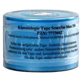 KINESIOLOGIE Tape 5 cmx5 m blau – PZN 7773662 (PZN 7773662) из Германии