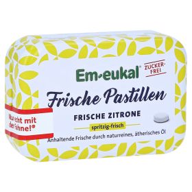 EM EUKAL Frische Pastillen Zitrone zuckerfrei – PZN 6440214 (PZN 6440214) из Германии