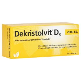 Dekristolvit D3 2.000 I.E. Tabletten – PZN 10818523 (PZN 10818523) из Германии