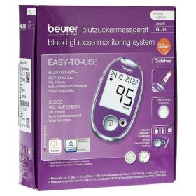 BEURER GL44 Blutzuckermessgerät mg/dl lila – PZN 8600001 (PZN 8600001) из Германии