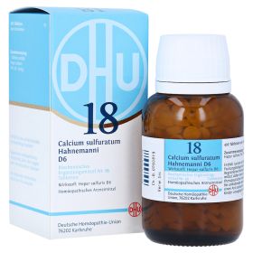BIOCHEMIE DHU 18 Calcium sulfuratum D 6 Tabletten – PZN 6584433 (PZN 6584433) из Германии