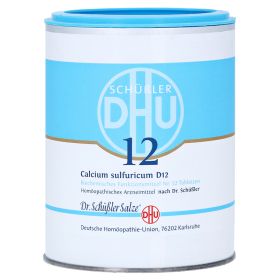 BIOCHEMIE DHU 12 Calcium sulfuricum D 12 Tabletten – PZN 274909 (PZN 274909) из Германии
