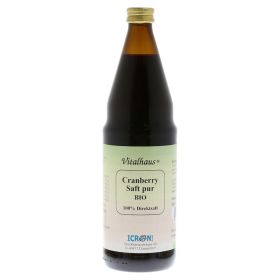 CRANBERRY SAFT pur Bio Vitalhaus – PZN 6978646 (PZN 6978646) из Германии