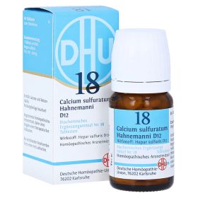 BIOCHEMIE DHU 18 Calcium sulfuratum D 12 Tabletten – PZN 275292 (PZN 275292) из Германии
