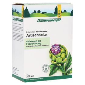 Artischocken naturreiner Heilpflanzensaft Schoenenberger – PZN 692044 (PZN 692044) из Германии