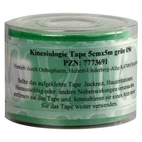 KINESIOLOGIE Tape 5 cmx5 m grün – PZN 7773691 (PZN 7773691) из Германии