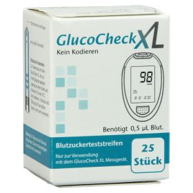 GLUCOCHECK XL Blutzuckerteststreifen – PZN 9286601 (PZN 9286601) из Германии
