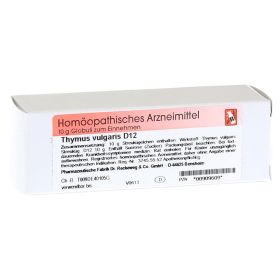 THYMUS VULGARIS D 12 Globuli – PZN 909609 (PZN 909609) из Германии