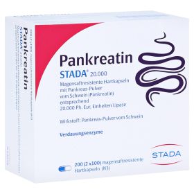 Pankreatin STADA 20000 – PZN 14307771 (PZN 14307771) из Германии