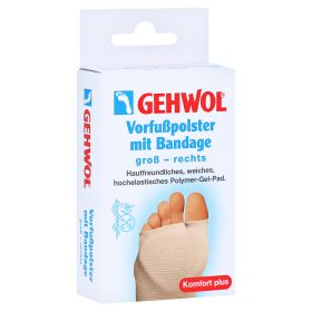 GEHWOL Vorfußpolster mit Bandage rechts groß – PZN 14129157 (PZN 14129157) из Германии
