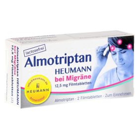 Almotriptan Heumann bei Migräne 12,5mg – PZN 10750044 (PZN 10750044) из Германии