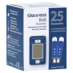 GLUCO TEST DUO Teststreifen – PZN 11563924 (PZN 11563924) из Германии