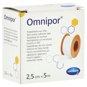OMNIPOR Fixierpflaster Vlies 2,5 cmx5 m – PZN 11163461 (PZN 11163461) из Германии