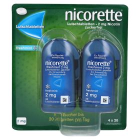 nicorette freshmint 2 mg Lutschtabletten gepresst – PZN 9633907 (PZN 9633907) из Германии