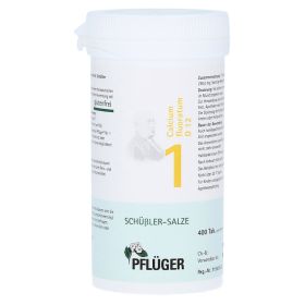 BIOCHEMIE Pflüger 1 Calcium fluoratum D 12 Tabl. – PZN 6318737 (PZN 6318737) из Германии
