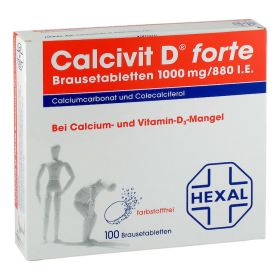 Calcivit D forte 1000mg/880 I.E. – PZN 1416518 (PZN 1416518) из Германии