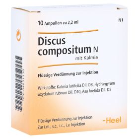 DISCUS compositum N mit Kalmia Ampullen – PZN 4031138 (PZN 4031138) из Германии