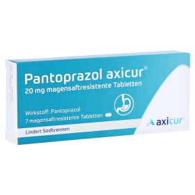 Pantoprazol axicur 20mg – PZN 14293460 (PZN 14293460) из Германии