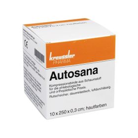 AUTOSANA 10cmx2,5mx0,3cm hautf. Binden – PZN 92278 (PZN 92278) из Германии