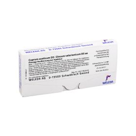 CUPRUM ACETICUM D 5/Zincum valerianic.D 5 aa Amp. – PZN 1621342 (PZN 1621342) из Германии