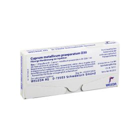 CUPRUM METALLICUM praep.D 30 Ampullen – PZN 1621514 (PZN 1621514) из Германии