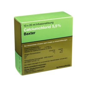 CALCIUMCHLORID Lösung 5,5% Ampullen – PZN 1350185 (PZN 1350185) из Германии
