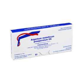 ARGENTUM METALLICUM praeparatum D 6 Ampullen – PZN 1617866 (PZN 1617866) из Германии