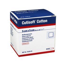 CUTISOFT Cotton Kompr.5x5 cm steril – PZN 1563389 (PZN 1563389) из Германии