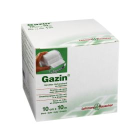 GAZIN Verbandmull 10 cmx10 m 8fach – PZN 1185993 (PZN 1185993) из Германии