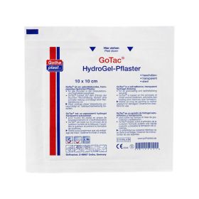 GOTAC HydroGel-Pflaster L 10x10 cm steril – PZN 1990370 (PZN 1990370) из Германии