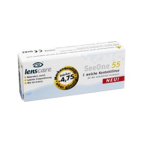 LENSCARE SeeOne 55 Monatslinse -4,75 dpt – PZN 2194787 (PZN 2194787) из Германии