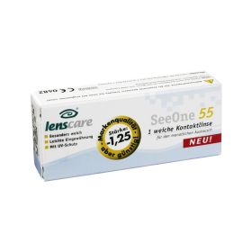 LENSCARE SeeOne 55 Monatslinse -1,25 dpt – PZN 2194445 (PZN 2194445) из Германии