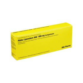 ALPHA LIPONSÄURE AAA 600 mg Injektionsflaschen – PZN 4080585 (PZN 4080585) из Германии
