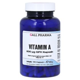 VITAMIN A 800 µg GPH Kapseln – PZN 896574 (PZN 896574) из Германии