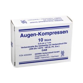 AUGENKOMPRESSEN 5,8x7 cm unsteril – PZN 4050064 (PZN 4050064) из Германии