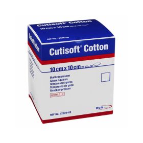 CUTISOFT Cotton Kompr.10x10 cm ster.12fach – PZN 3896770 (PZN 3896770) из Германии